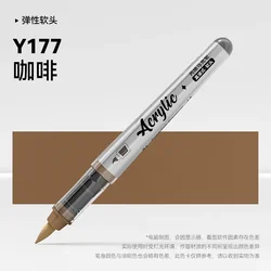 1 PC 84 Colors Direct-liquid Acrylic Art Markers Paint Pens Brush Tip Paint Markers For Rock School DIY Art Supplies Stationery