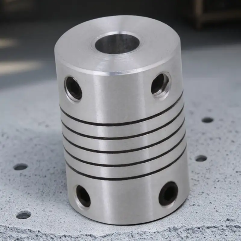 

2Pcs 3D Printer Couplings 25mm Length Stainless Steel Shaft Connector Durable Flexibility for 3D Printers 5x8x25mm