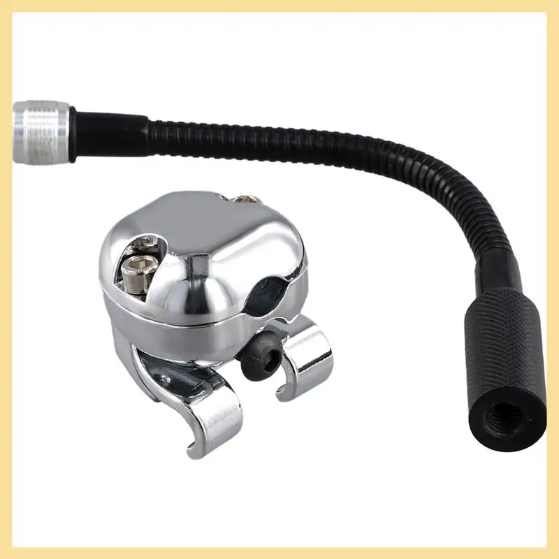 

AA90-Drum Microphone Stand Pressing Ring Microphone Holder With Gooseneck Drum Accessories