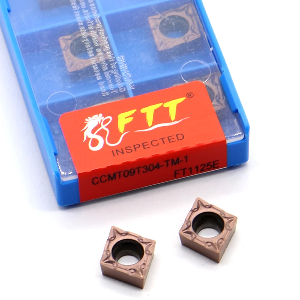 CCMT09T304-TM-1 ft1125e Hartmetalle insatz interne Dreh werkzeuge cnc Drehmaschine Schneidwerk zeug Fräser Dreh einsatz Metall klinge