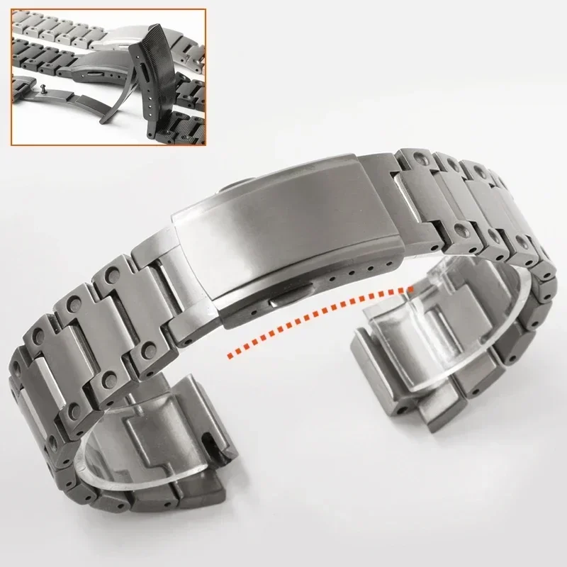 تعديل عدة التيتانيوم حزام حزام ل Ga-b2100 Ga 2100 Ga 2100 Ga2110 Casioak حزام الساعات ملحق تجديد الحافة الإطار