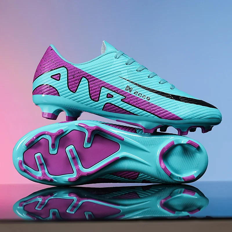 Ultralight Outdoor Football Sneakers Streamlined Athletic Design Anti Abrasion Non Slip Bottom Team Sports Soccer Match Training