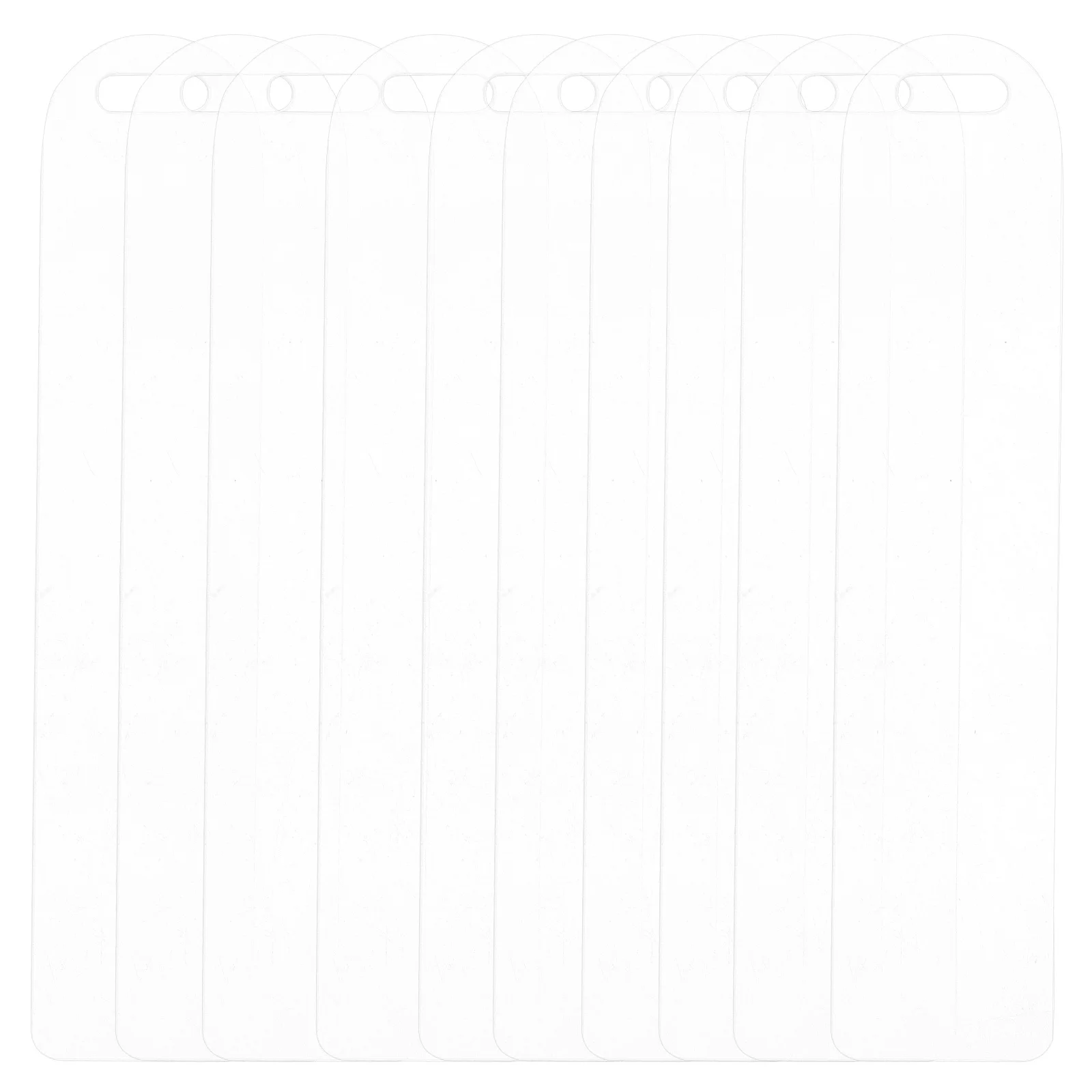 

10Pcs Clear Acrylic Blank Bookmarks DIY Craft Book Marks Transparent Bookmarks for Reading Gifts for Kids Adults