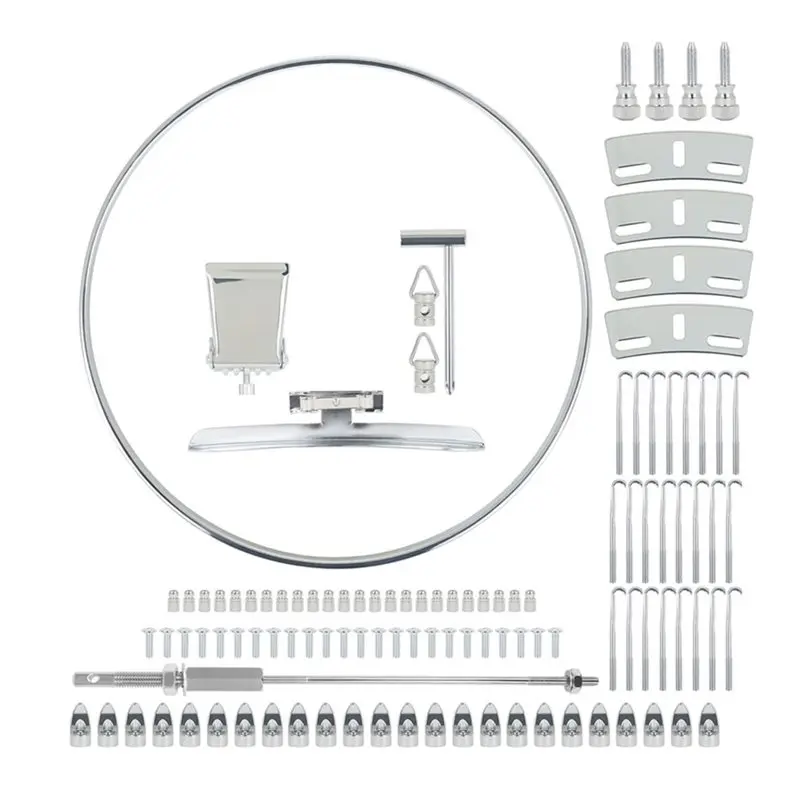 ABVE-Banjo Repair Tool Set Metal Threaded Screw Banjo Replacement Maintenance Accessories Plucked Parts