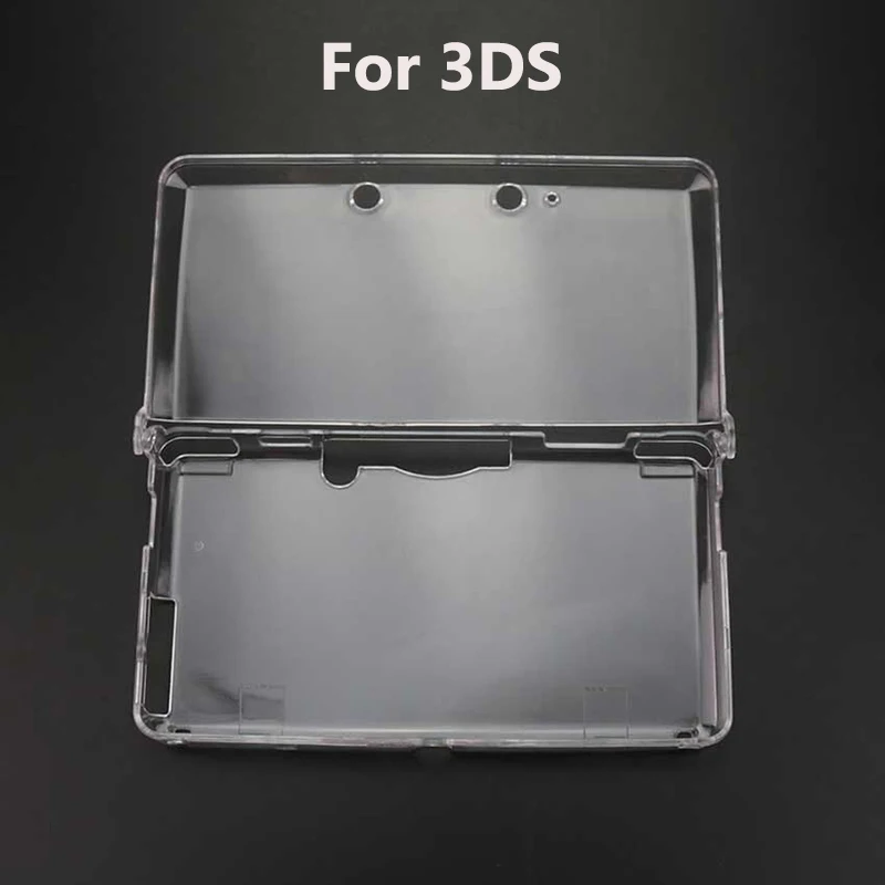ChengHaolRan 1 шт. Прозрачный защитный чехол с кристаллами, жесткий корпус, подходит для GBA SP 3DS New 3DS XL LL NDSL NDSi XL New 3DSLL