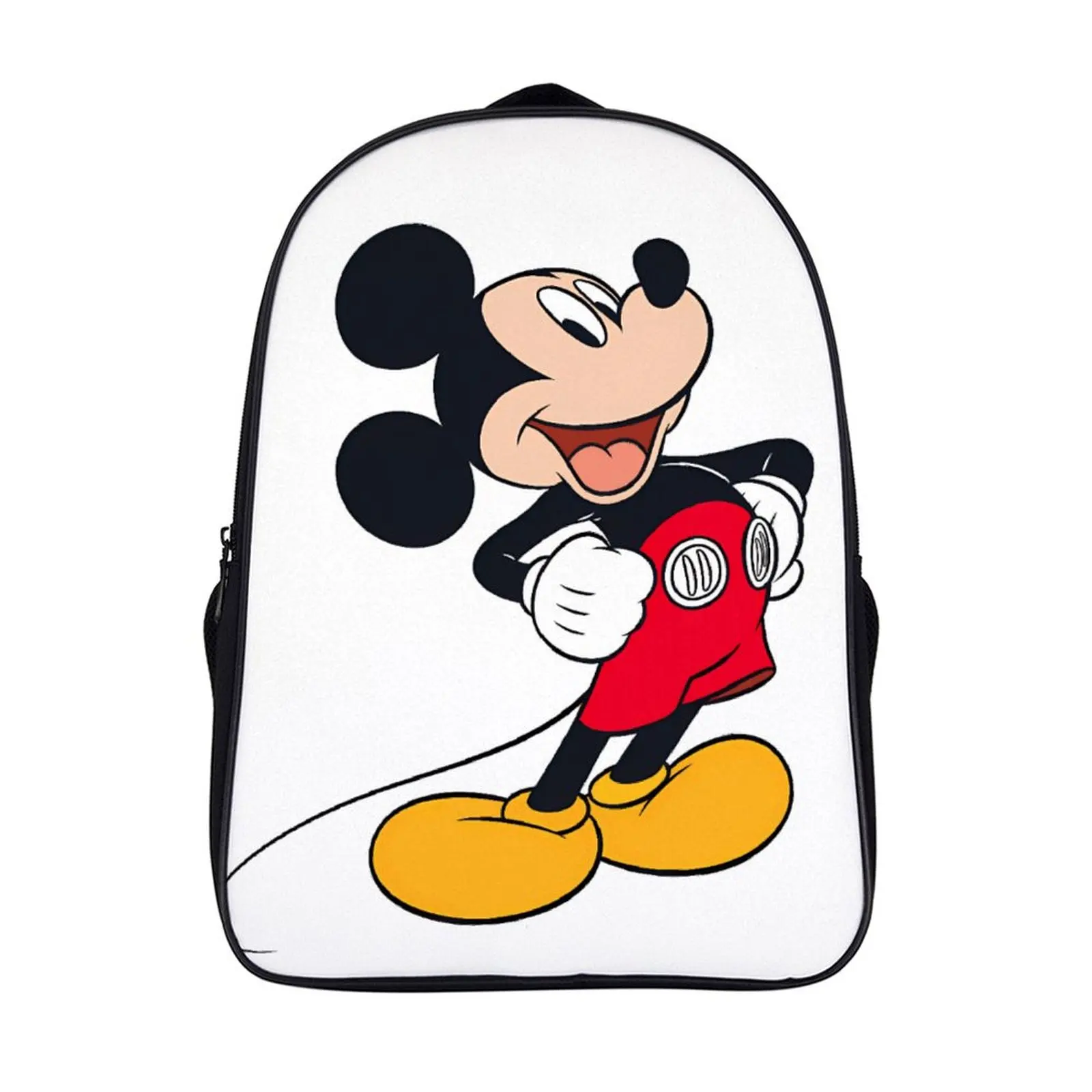 

Fashion Student's Backpack Cartoon Disney Mickey Mouse School Bag 16 Inch 2 Compartment Backpack Student Schoolbag