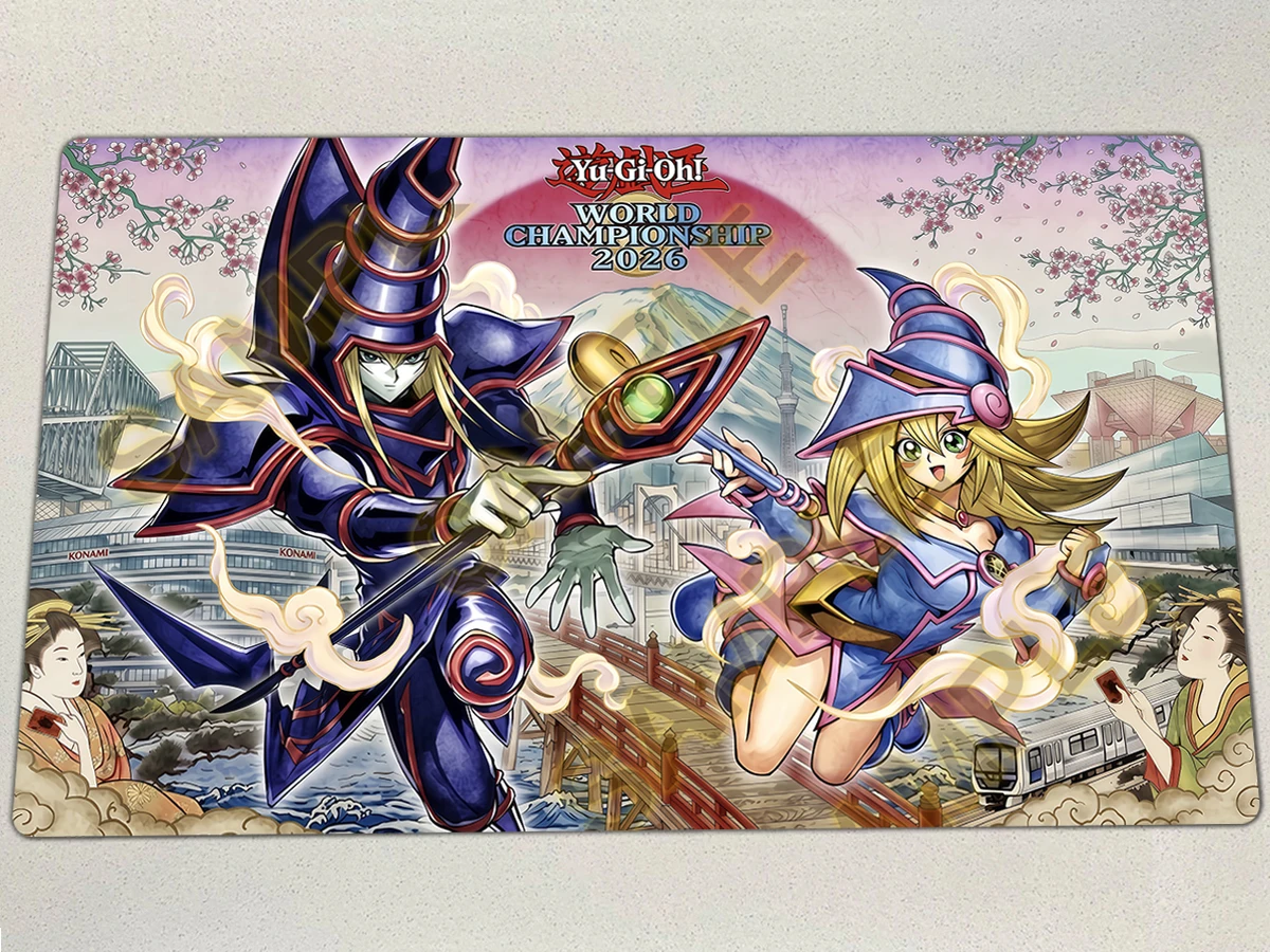 Door Mat Blank - YuGiOh Playmat, Motif Penyihir Gelap &