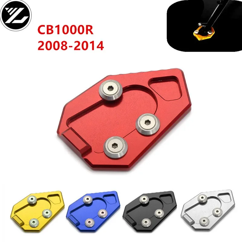 

Motorcycle CNC Kickstand Sidestand Stand Extension Enlarger Pad Fit For CB1000R CB 1000R CB1000 R 2008-2014