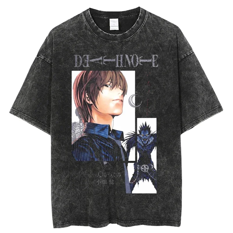 2026 Men Graphic Tee Saint Seiya Anime Print Oversized T Shirt Harajuku Streetwear Casual Short Sleeve Tops