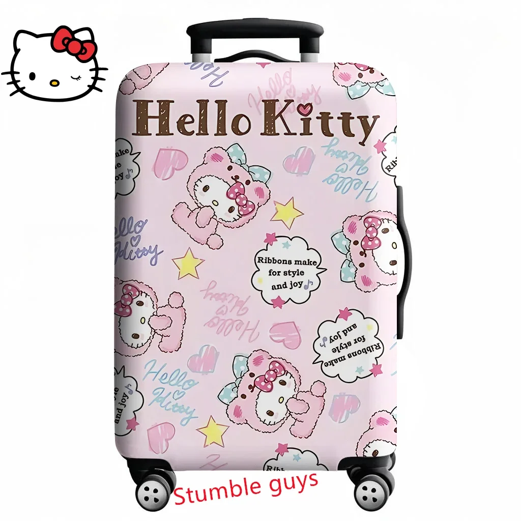 

Anime Kawaii Hello Kitty Travel Luggage Cover Fits 18-32 Inch Suitcases Soft Protector