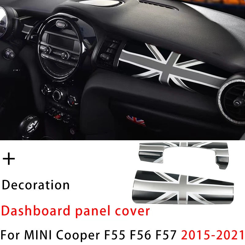 Car Dashboard Trim Panel Cover Sticker For Mini Cooper One S JCW F55 F56 F57 Auto Interior Moulding Accessories