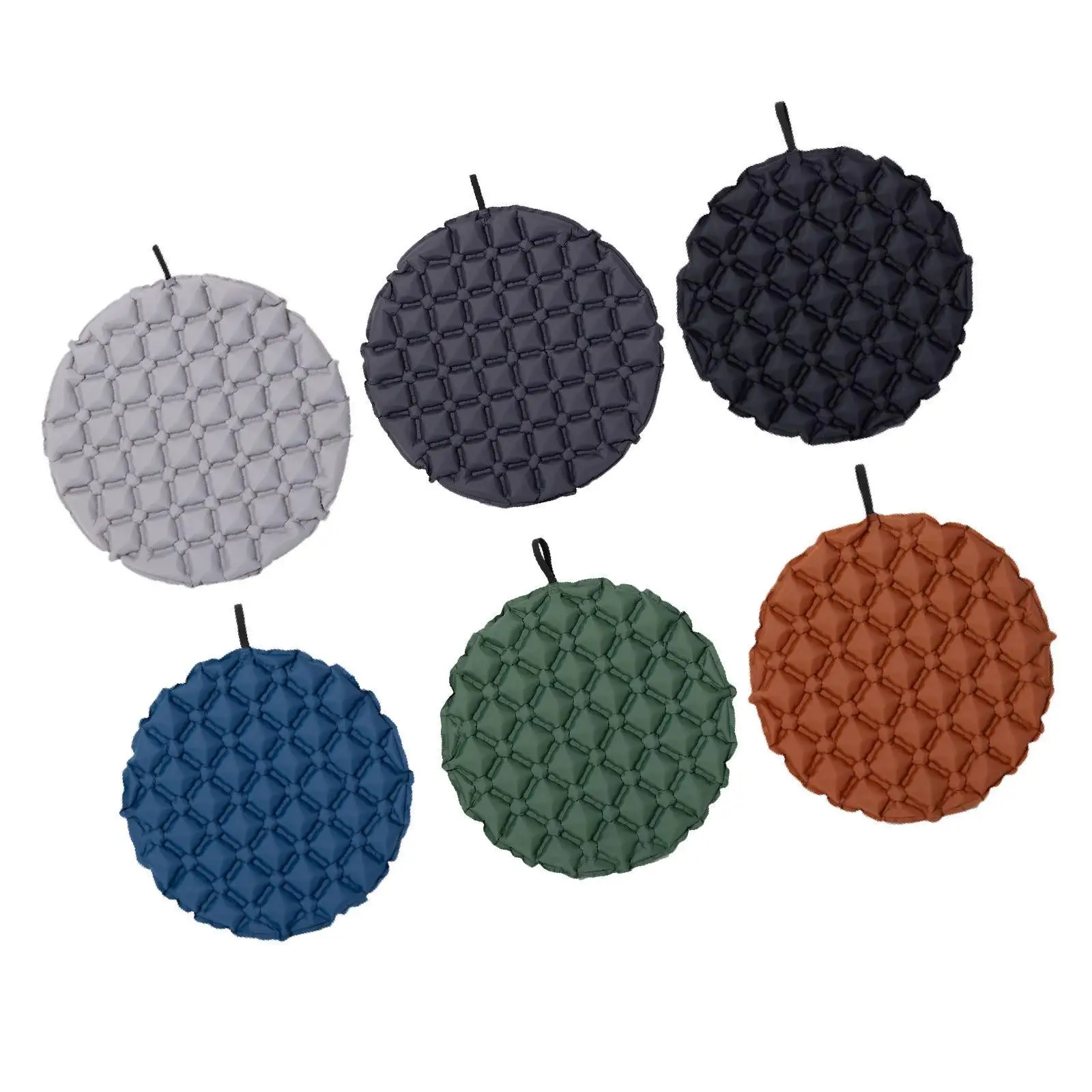 

Inflatable Seat Cushion Foldable Portable Car Seat Mat Pad Round Air Cushion for Stadium Seat Walking Travel Outdoor Sports Lawn