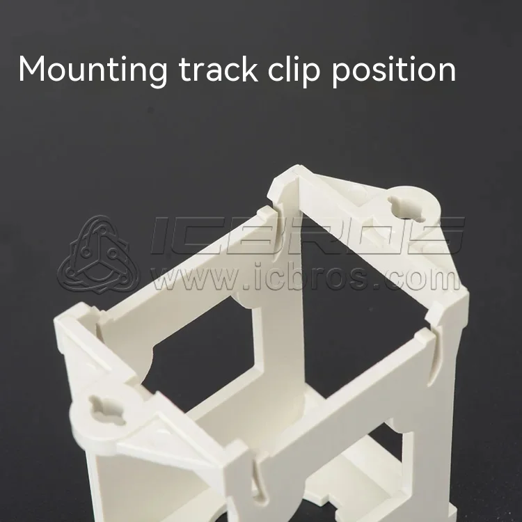 Guide Rail Mounting Bracket for Buttons 22mm Button Switch Indicator Light, Button Protection Cover Emergency Stop Seat