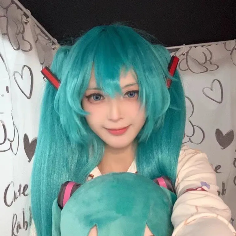 Hatsune Miku Cosplay Nakrycie Głowy Anime Miku Słuchawki Rekwizyty do Odgrywania Ról Kreskówka Karnawał Impreza Cos Headdress Występ Sceniczny