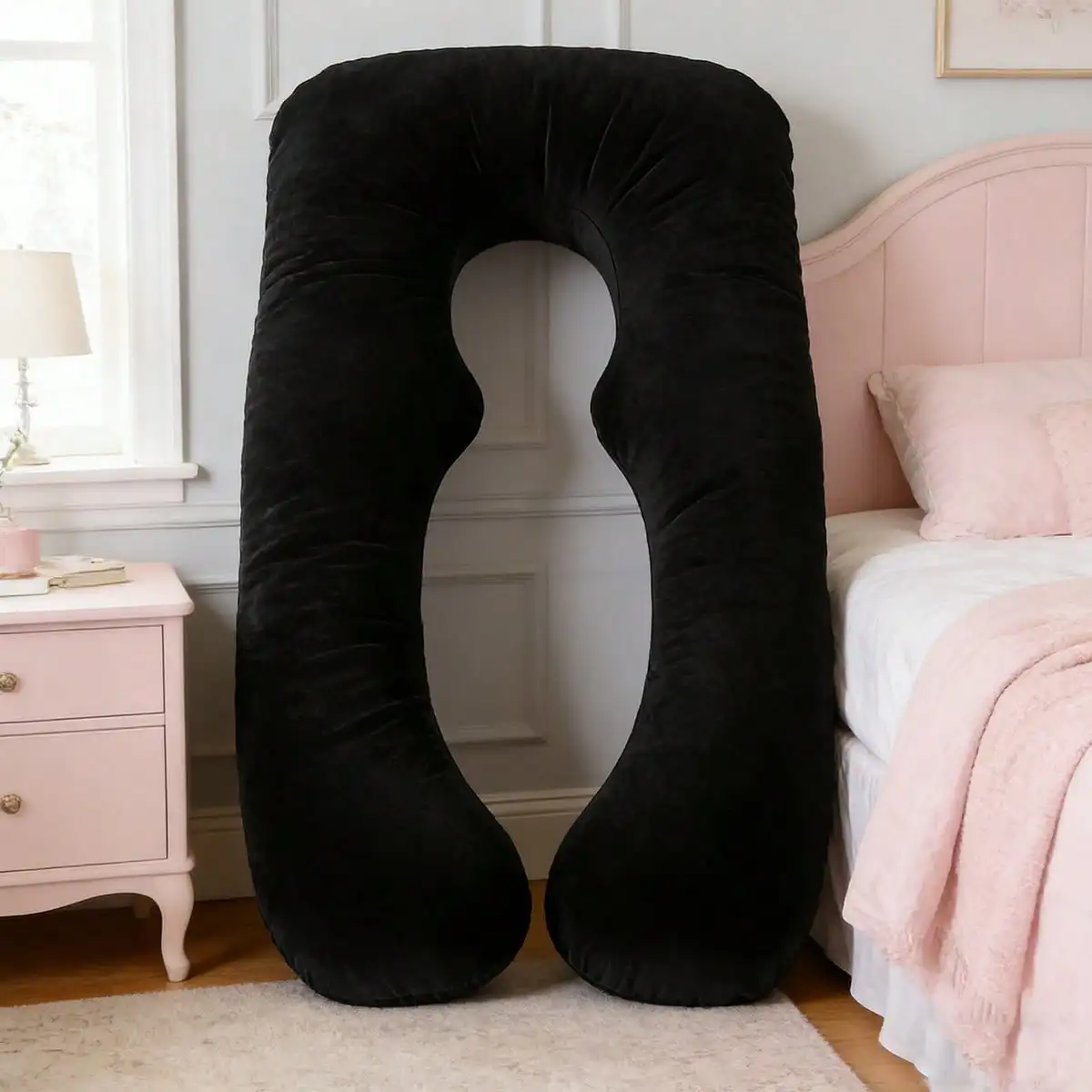 Large U-Shaped Pregnant Woman Pillow, Waist Protection Multifunctional Pregnant Woman Pillow, Abdominal Support Pillow For Sleeping On Side.