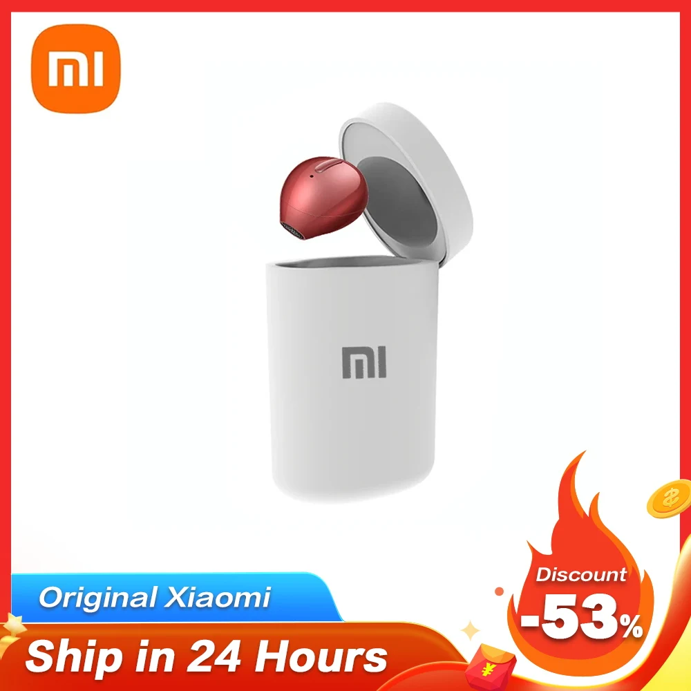 XIAOMI X20  Invisible Bluetooth Headset Single-ear Wireless Headset Sports Mini Headset Waterproof Headphone TWS In Ear Headset