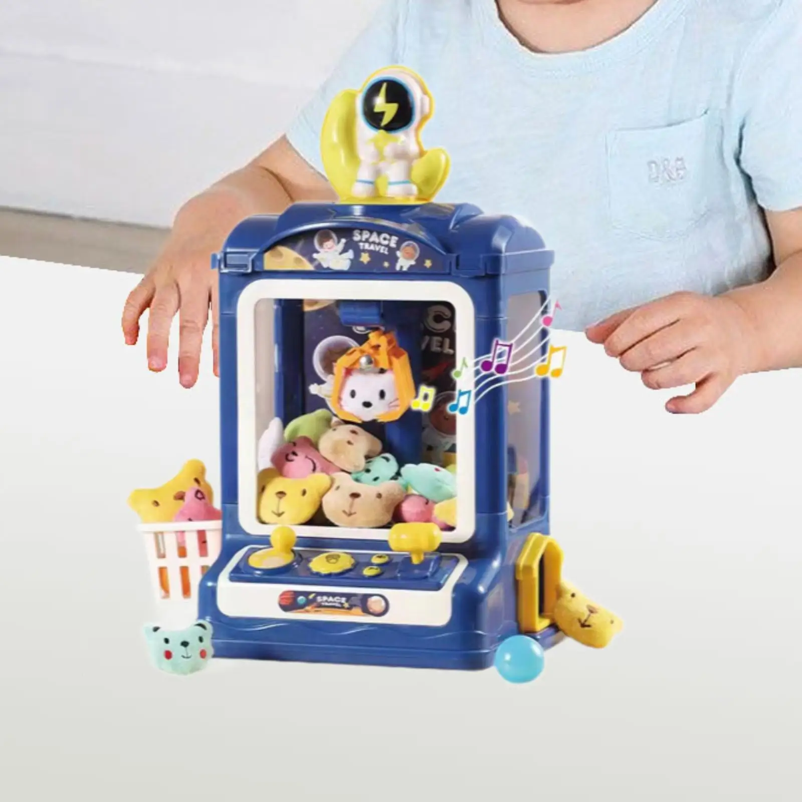 

Claw Machine Prize Dispenser Toy, Multifunctional Arcade Game, Mini Vending Machine for Game Interaction Gift Party Festival