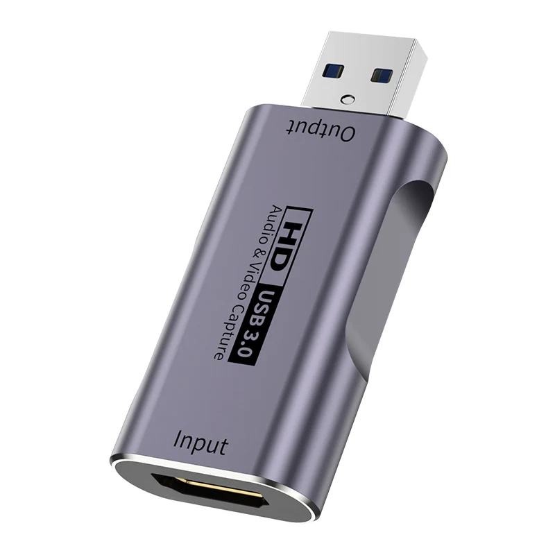 YUCUN 4K1080p USB 3.0 Kartu Pengambil Video HDMI Game Grabber Box untuk PS4 DVD Kamera PC Perekaman Placa De Video Live Streaming