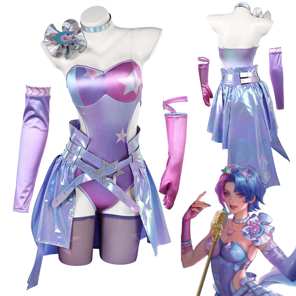 

Костюм для косплея Luna Snow, женский наряд для ролевых игр, фантазийный костюм для взрослых, наряды для Хэллоуина, праздничные костюмы