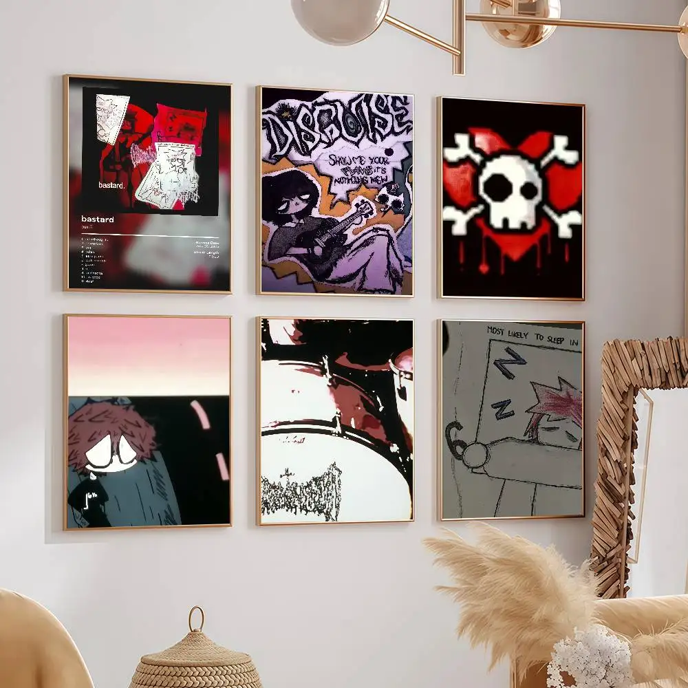 Bunii Musikalbum-Poster, Schlafsaal-Dekorationen, Wandbilder für Schlafzimmer und Wohnzimmer, Souvenirs