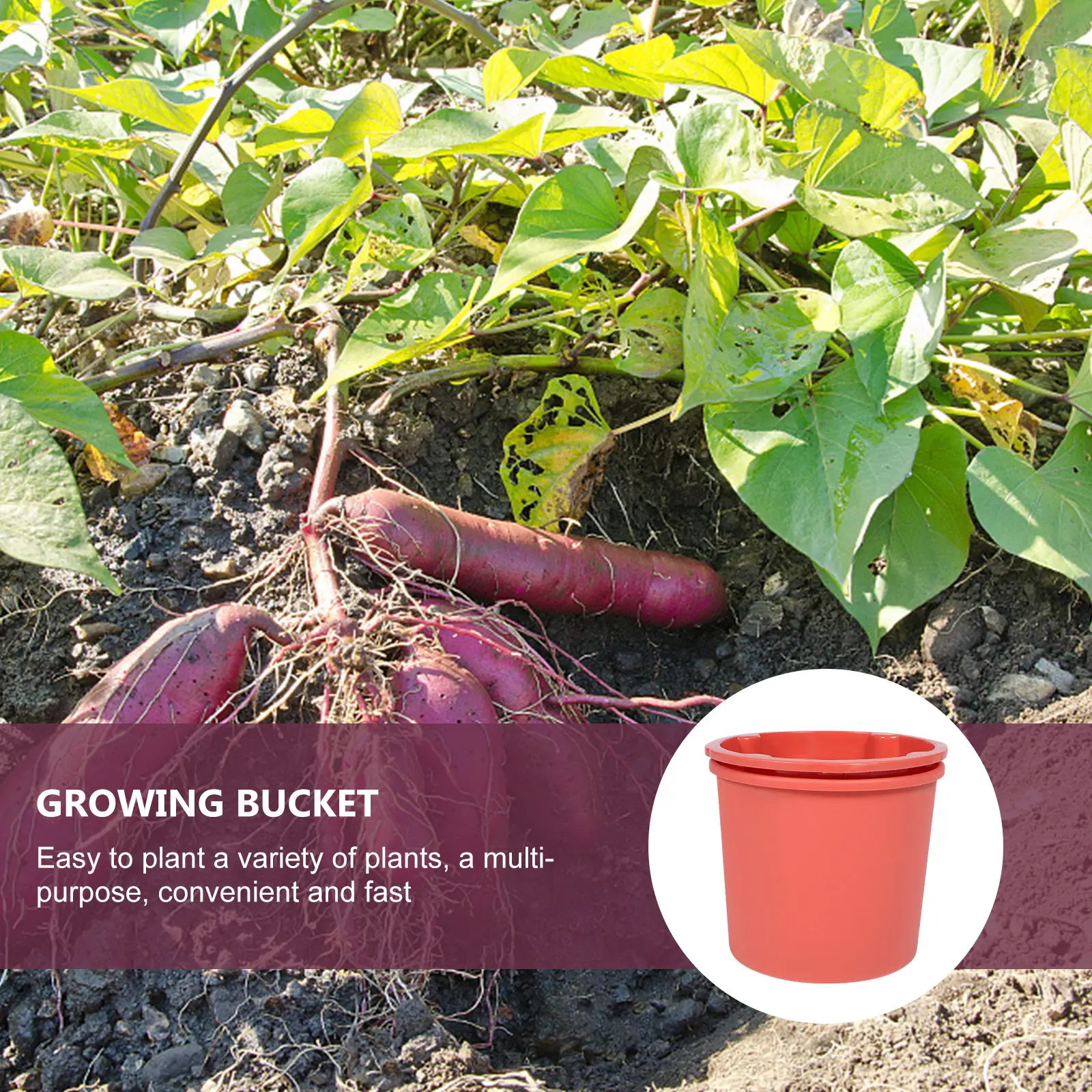 

Двухуровневый садовый контейнер для выращивания картофеля, прочный многоразовый пластиковый ящик для посадки овощей для домашнего и фермерского использования