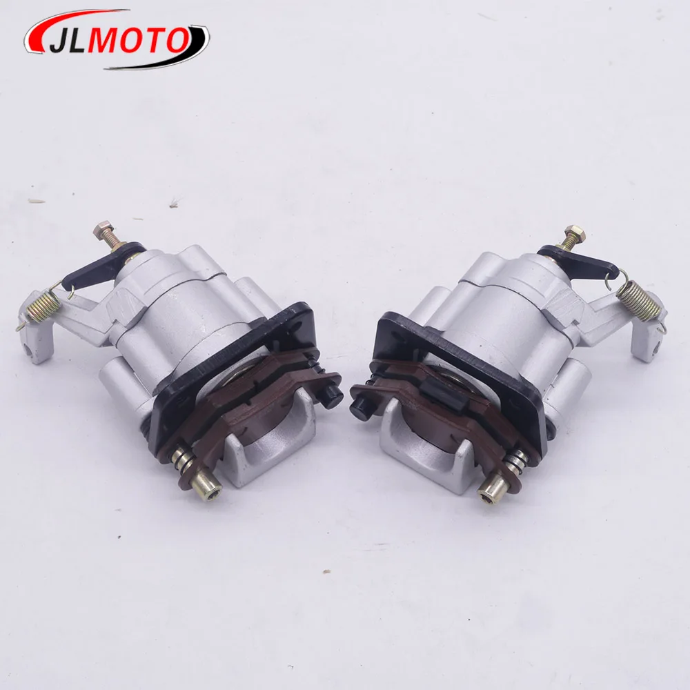 

1Pair 64mm Left/Right Brake Calipers Fit For 150cc 200 250cc 300 Engine Electric DIY Quad ATV UTV Go Kart Buggy Parts