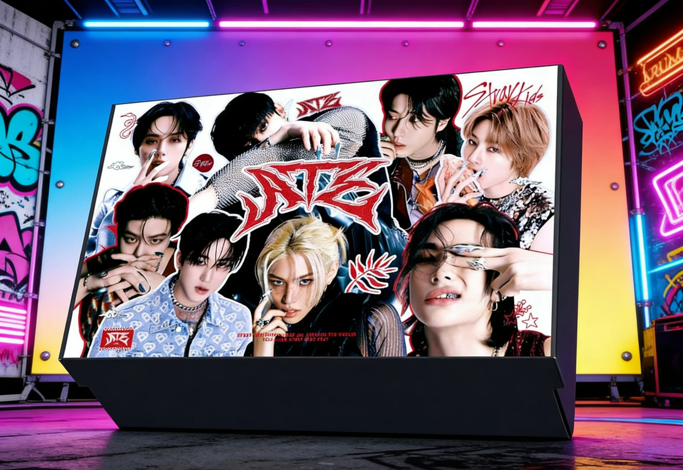 

Stray Kids The DominATE Experience STEP OUT 2026 SKZOO НОВЫЙ альбом KPOP Брелок для ключей ATE, наклейки, карты, подарочная коробка из нержавеющей стали