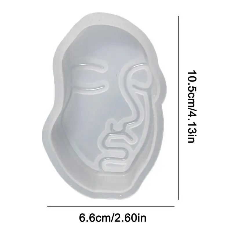 Silikon Kerze, Der Form 3D Gesicht Form Seife Mold Party Decor, Der Werkzeug Langlebig Harz Casting Ton Form für Seife kerzen Cak