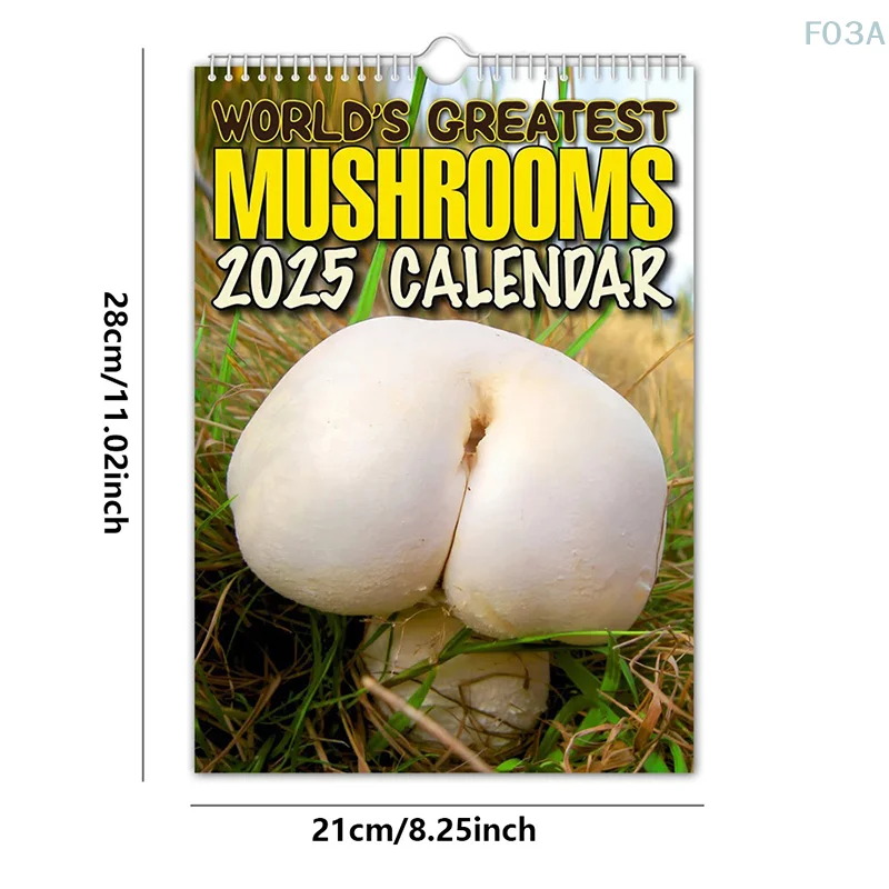 New 2025 Mushroom Butt Calendar To Send Friends, Family And Colleagues Gifts Selling