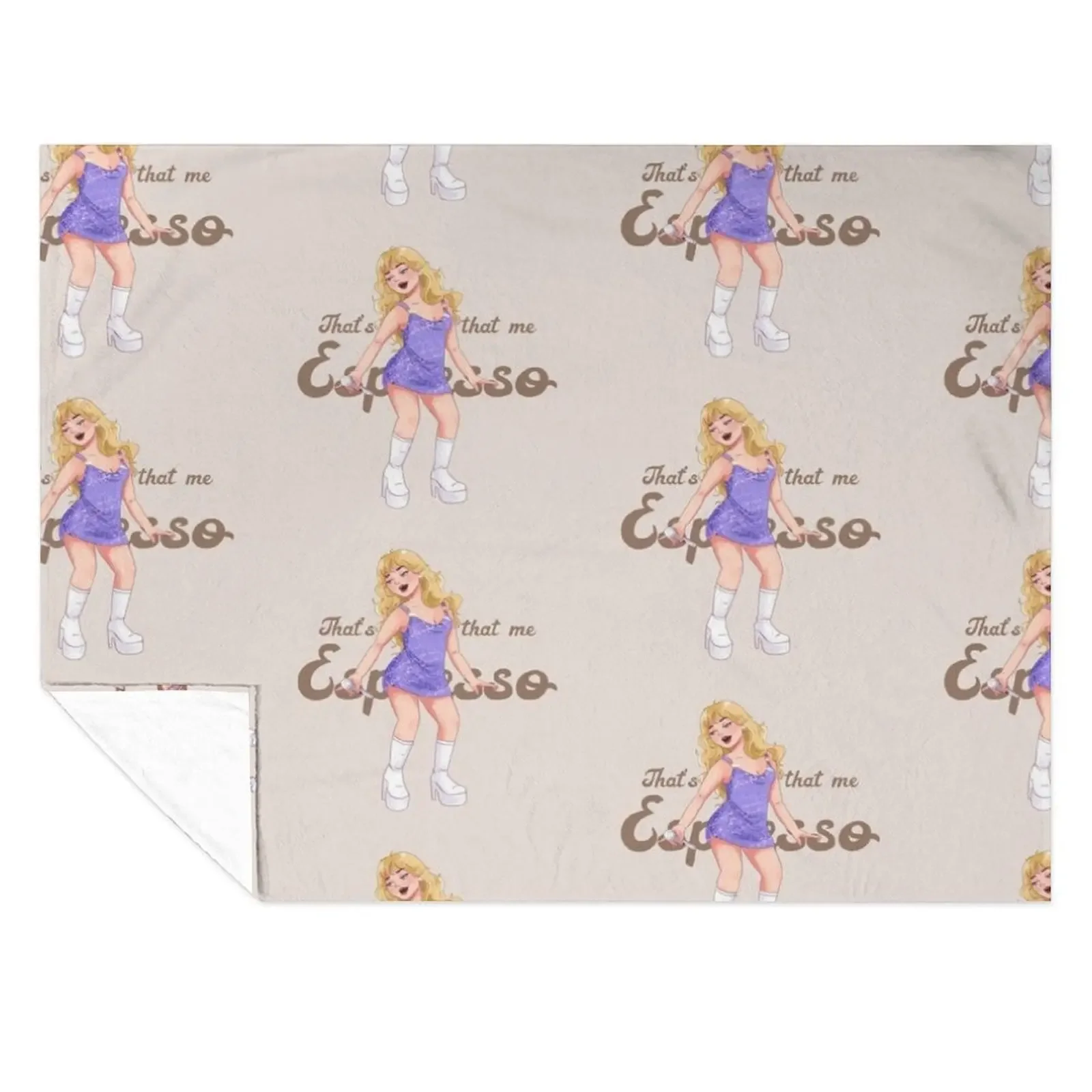 

Sabrina Espresso Throw Blanket Tourist Thins warm winter Flannels Blankets