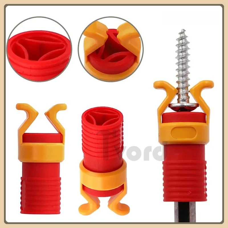 

1/3PCS Screw Holder Tool - Plastic Screw Positioning Guide for Woodworking Drilling with Non-Slip Grip & Depth Control - Carpent