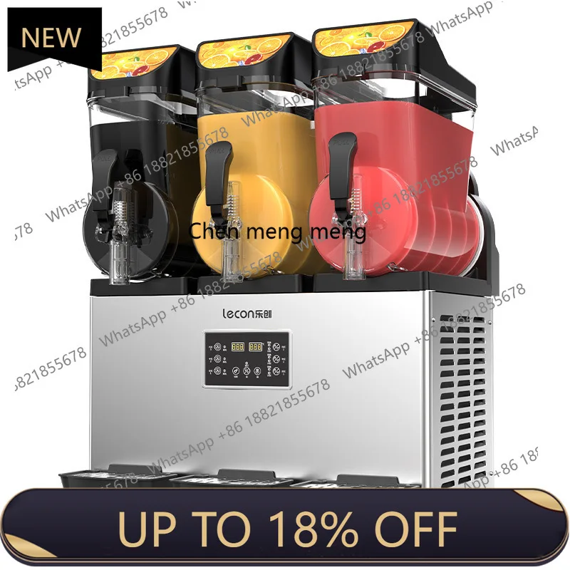 MF double cylinder, three cylinders, smart touch screen, multi-flavor adjustment, self-service smoothie cold drinking machine