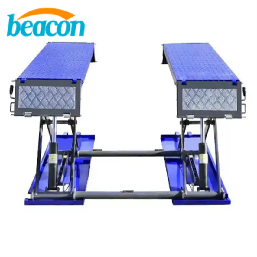 Hydraulic Garage Car Ramps Jack Electric Scissor Lift Platform For Hydraulic Car Floor Lifting Wash Ramp