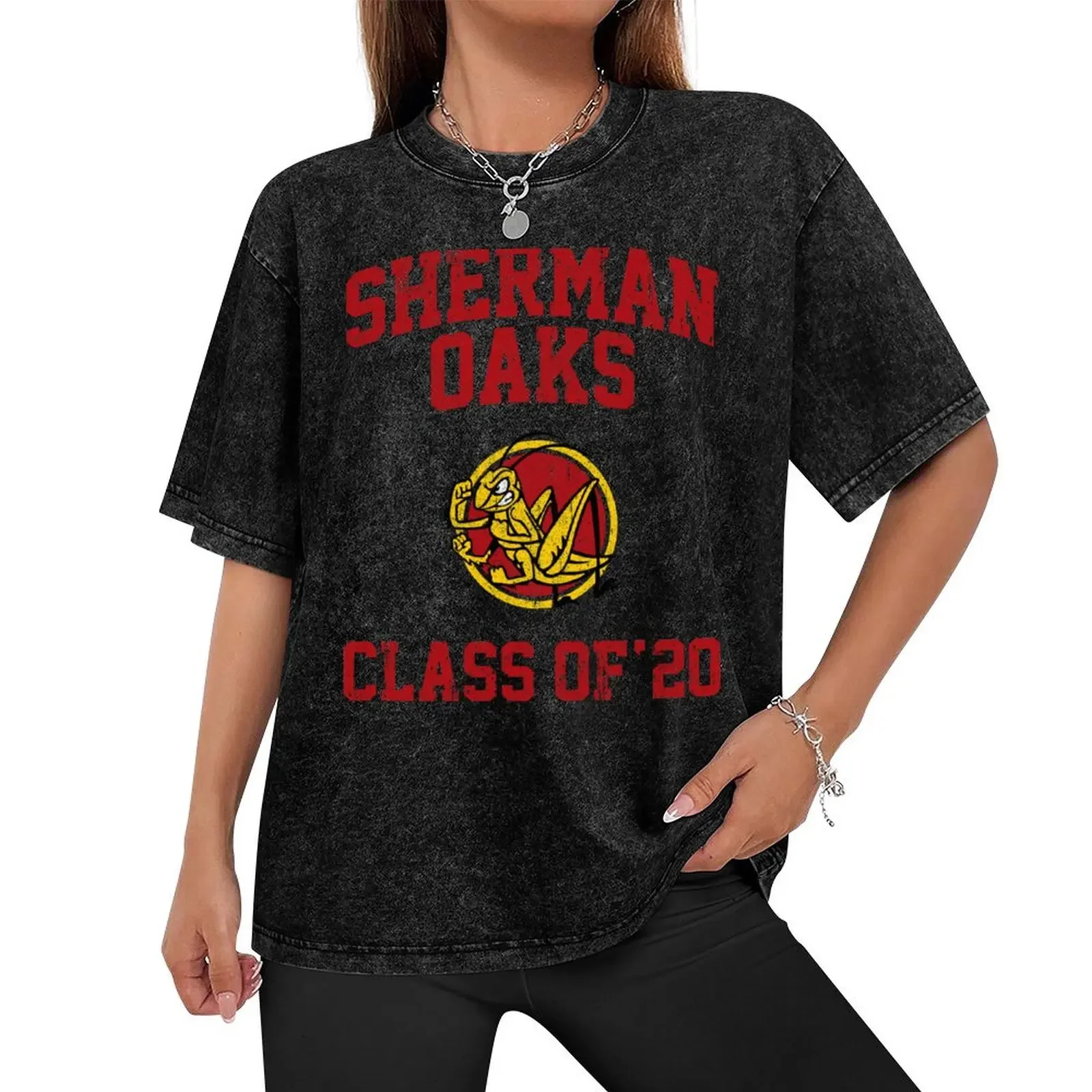 Sherman Oaks Class of 20 (Variant) T-Shirt anime clothes boys animal print vintage t shirt men