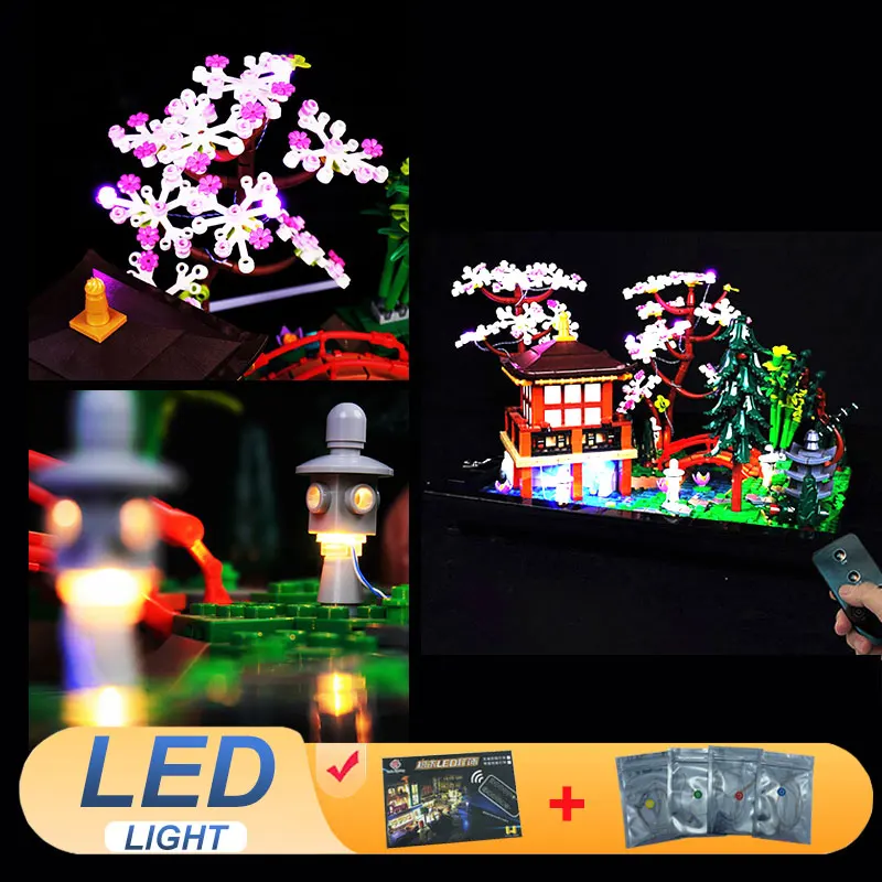 

Комплект светодиодных фонарей для LEGO 10315, идеи декоративных ламп Tranquil Garden, подарок «сделай сам» (не включает строительные блоки, наборы кирпичей, наборы моделей)