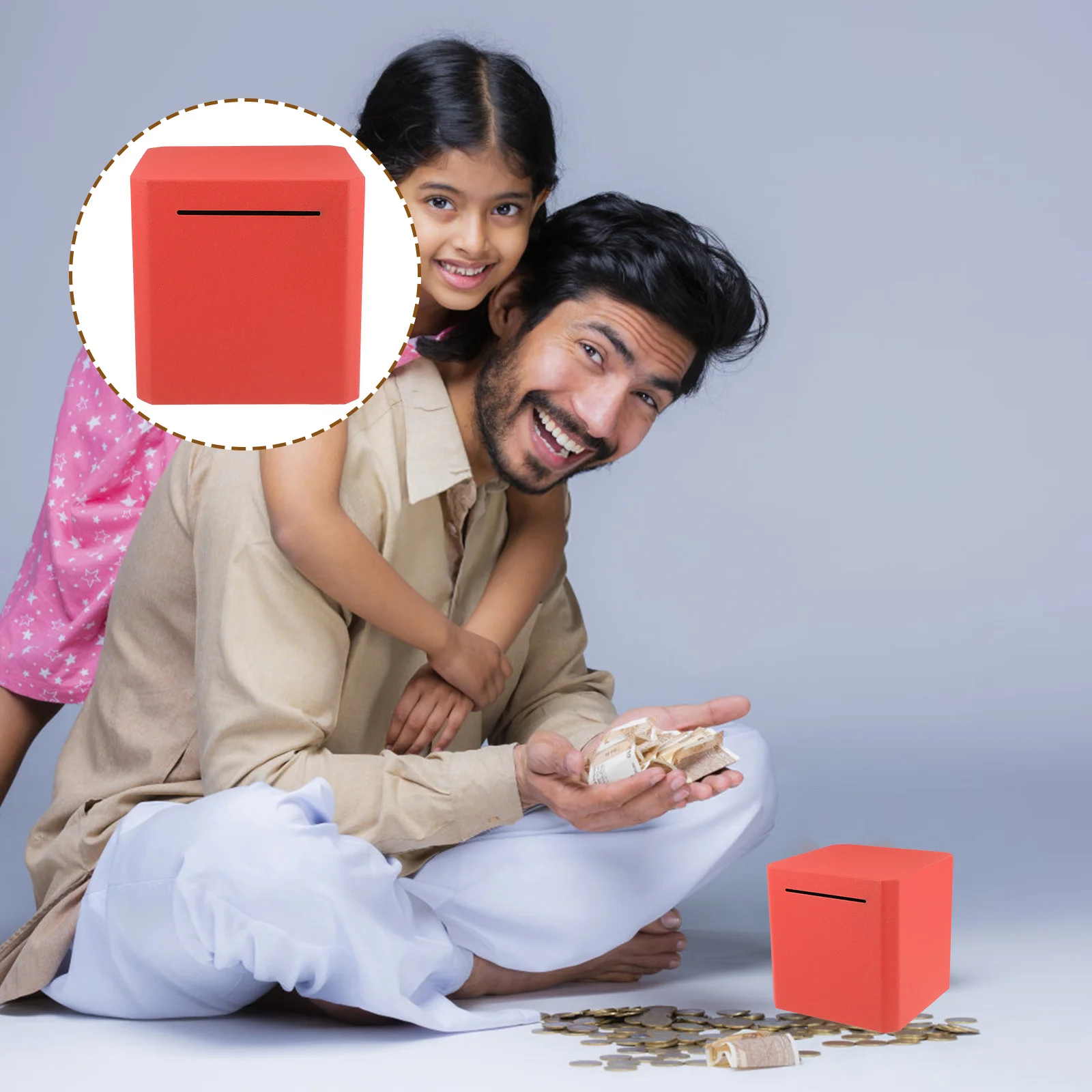 壊れない貯金箱 ステンレス製 大人用 子供用 現金保管金庫 壊れにくい 耐久性のあるコインジャー