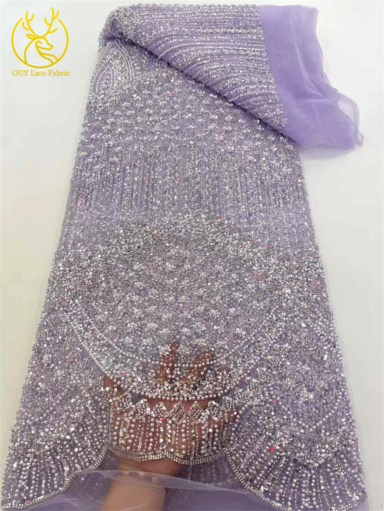 رائجة البيع الأفريقي مطرز الدانتيل قماش الزفاف 2025 الفرنسية مطرز النيجيري الترتر تول الدانتيل المواد السيدات فساتين حفلات الزفاف