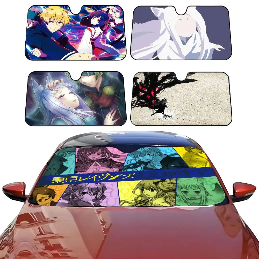 

ANIME T-Tokyo Ravens Автомобильный солнцезащитный козырек Parasol Солнцезащитный козырек на лобовое стекло автомобиля с защитой от ультрафиолета и внутренний охладитель