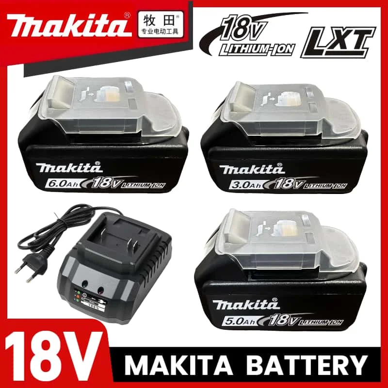 

Original Makita 18V Batteryfor Makita BL1860B BL1850 BL1830 battery Makita tool DTW700 DTD173 Drill DDF487, 125mm DGA404