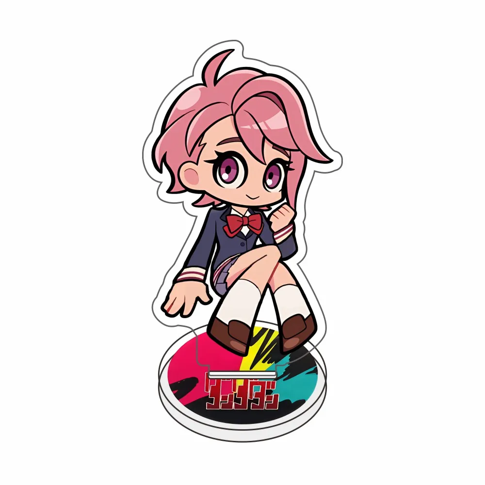 أنيمي Dandadan الاكريليك حامل نموذج لوحة مومو كين الجدة سايكو آيرا جين المشجعين المفاتيح هدية الشكل عرض موضة تأثيري الهدايا