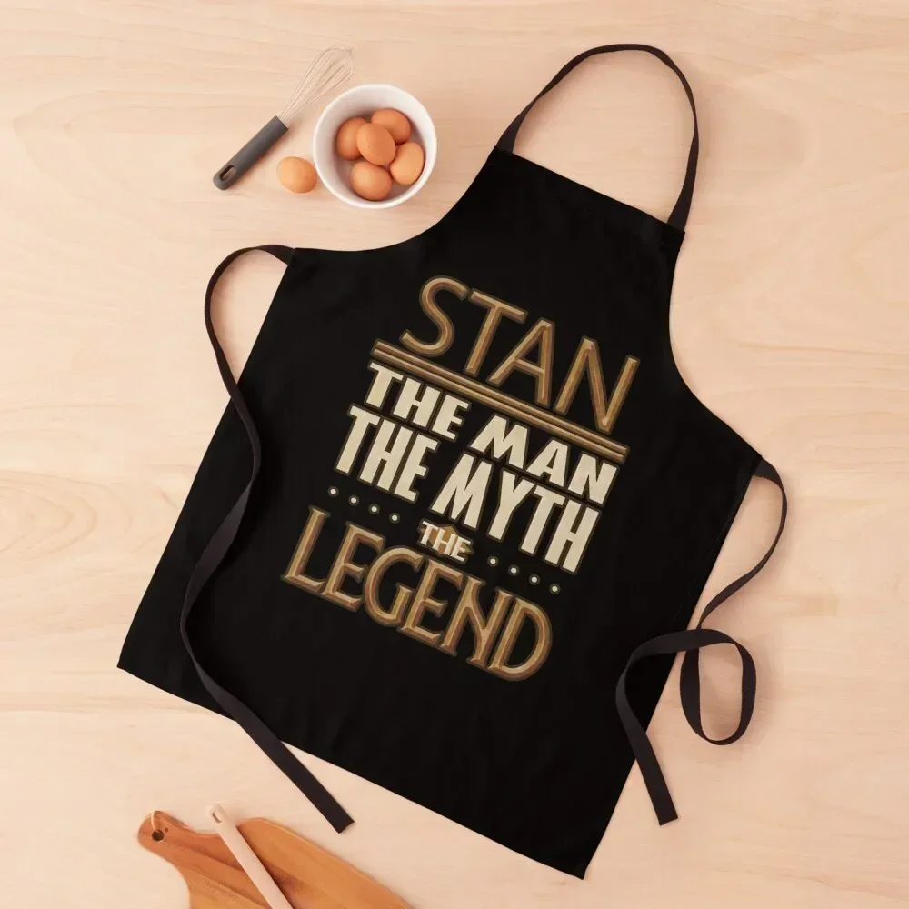 Stan The Man The Myth The Legend - Gift For Someone Called Stan Apron For Nail Stylist cookings for women Apron