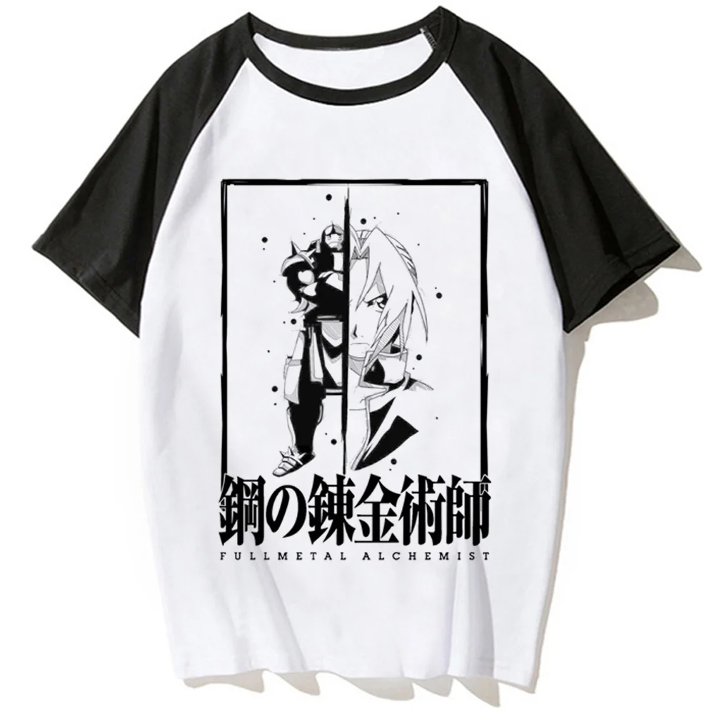 Fullmetal Alchemist Tee women streetwear designer anime top girl y2k clothes