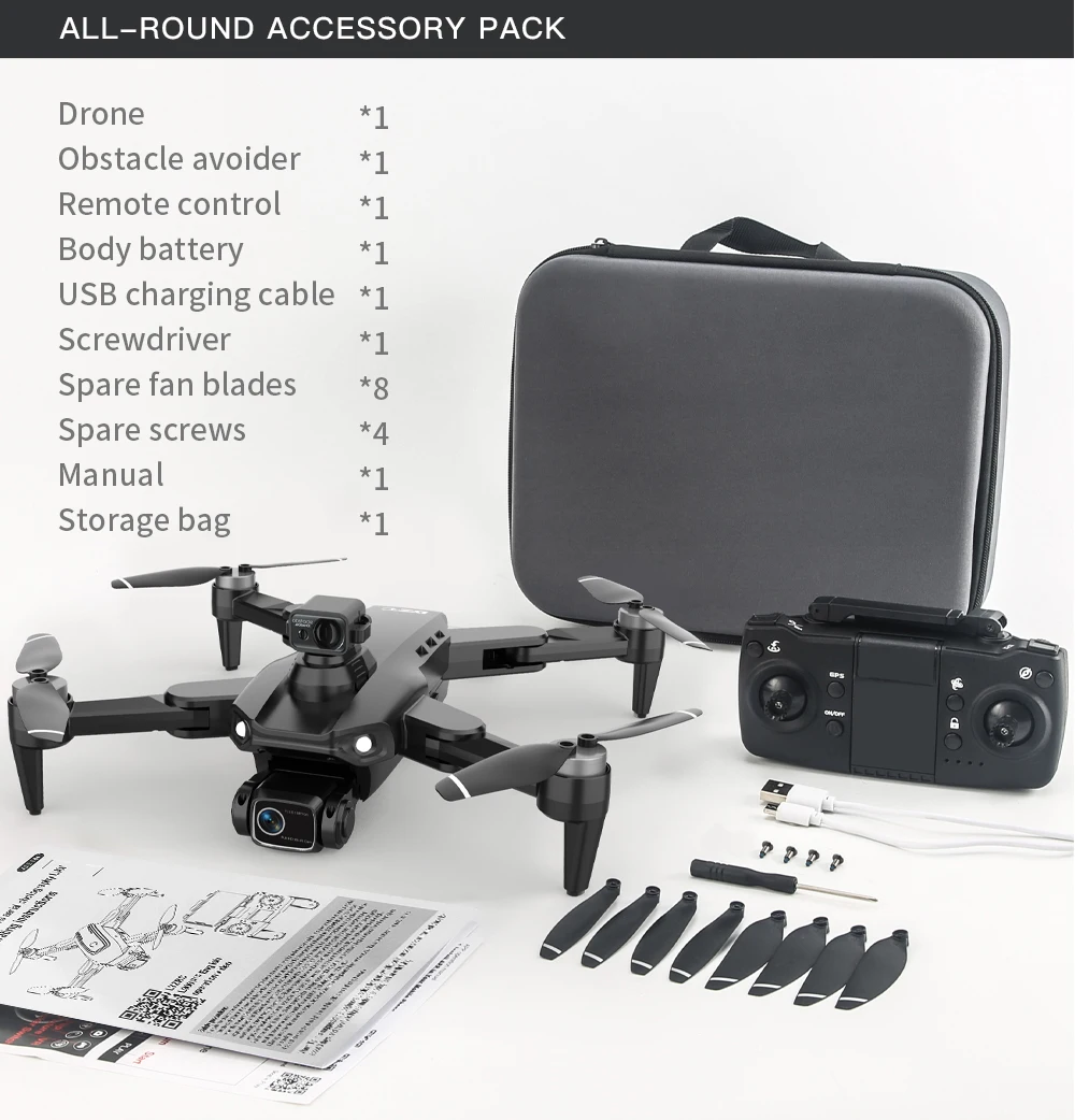 LYZRC L900 PRO MAX Laser obstacle avoidance GPS Drone 8K Professional HD Camera 5G WIFI Foldable Quadcopter Brushless Motor Dron view 5
