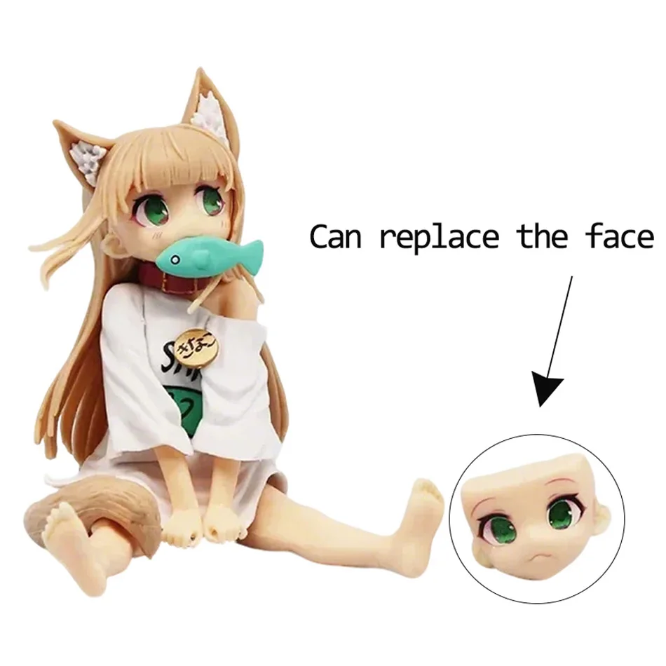 새로운 애니메이션 귀여운 인형 사쿠라 콩콩 고양이가 귀여운 소녀 그림으로 변신한 모습/앉아있는 그림/서있는 그림 모델 PVC 수집용 장난감 선물