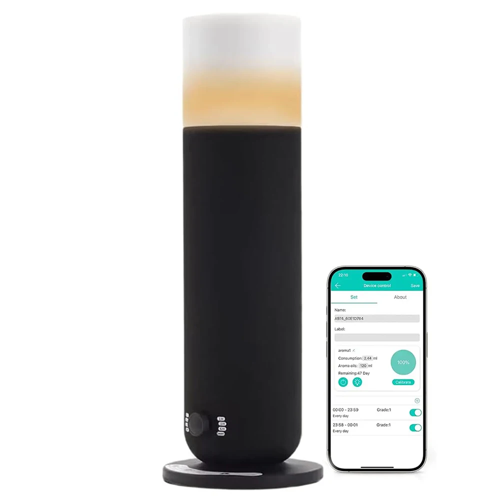 NAMASTE 120ML Torengeurverspreider Machine Bluetooth Controle Geurverspreider Elektrische Geurverspreider voor Thuis Hotel Collectie Diffuser