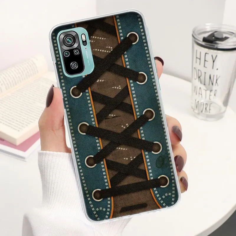 Jeans Cowboy Denim Printed Phone Case For Xiaomi Redmi 9 9A 9C 9T 10 10A 10C 12 12C 8 8A 7 7A 6 6A S2 K20 K40 Pro Soft Silicone