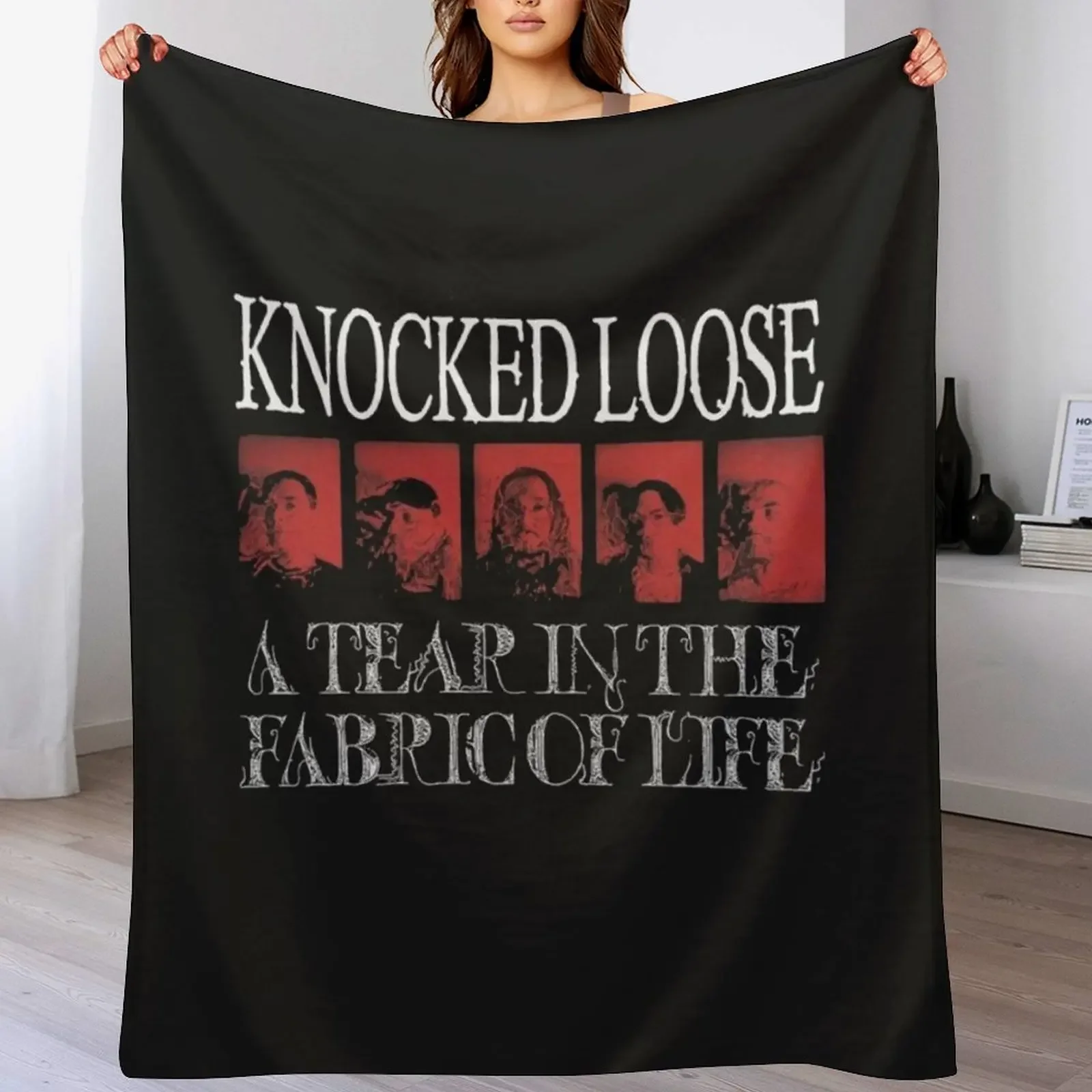 best selling knocked loose Throw Blanket Decorative Beds wednesday Sofas Blankets