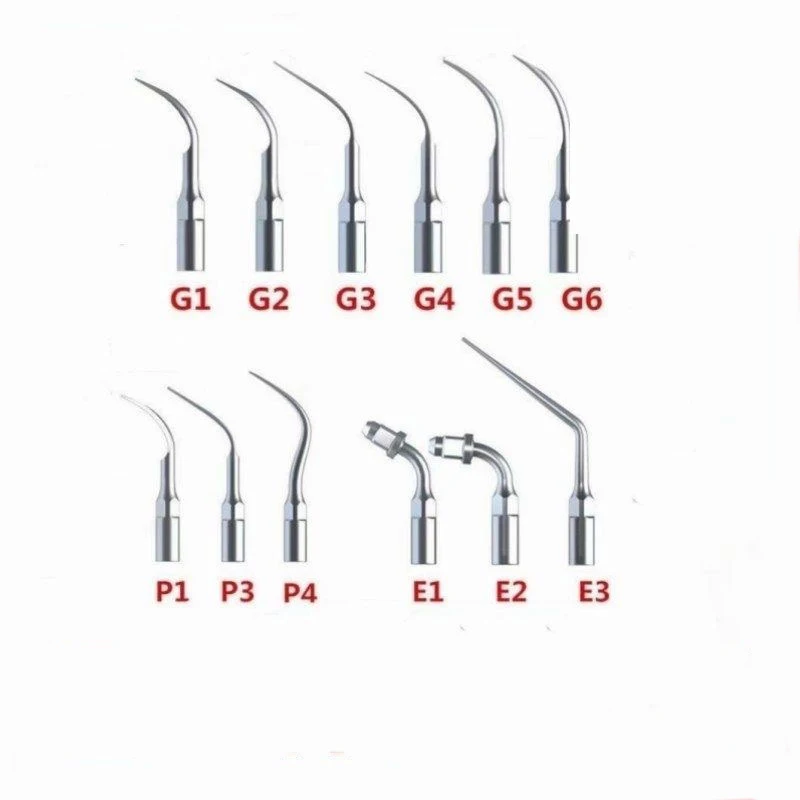 5 szt. Końcówek do skalera dentystycznego, końcówki do skalera ultradźwiękowego pasujące do rękojeści skalera ultradźwiękowego, akcesoria dentystyczne