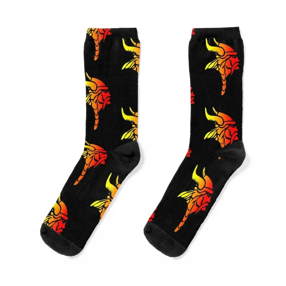 

Fade Black Viking Socks дизайнерские брендовые спортивные чулки модные детские носки для женщин и мужчин