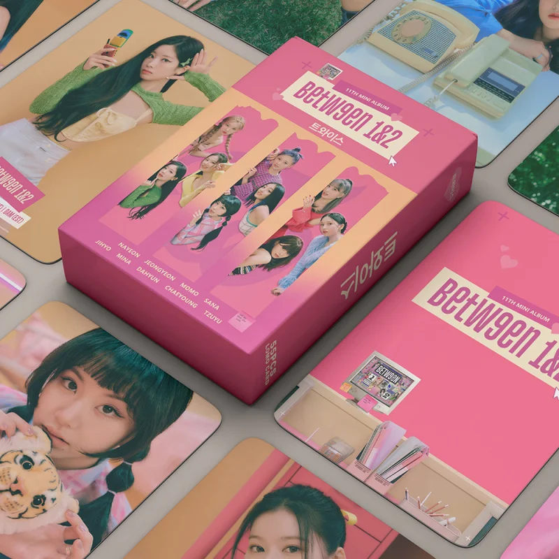 55ZhangTWGirl group's new album cardBetweenCollectible Mini CardsKPOPPeripheralLOMOCard image 2